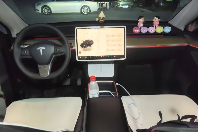 Used Tesla Model Y 2022 Long-Range All-Wheel-Drive Version Center Console
