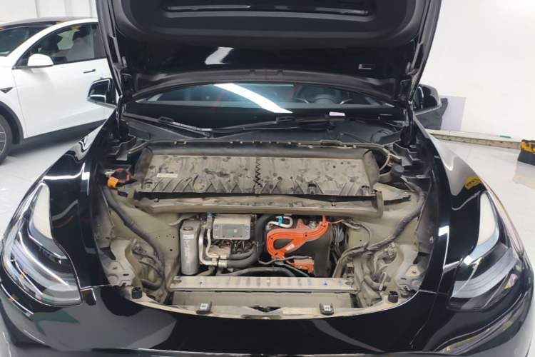 Used Tesla Model Y 2022 Revised Version Rear-Wheel Drive Engine Bay
