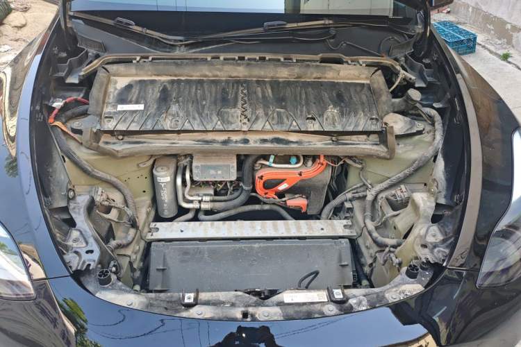 Used Tesla Model Y 2022 Revised Version Rear-Wheel Drive Engine Bay