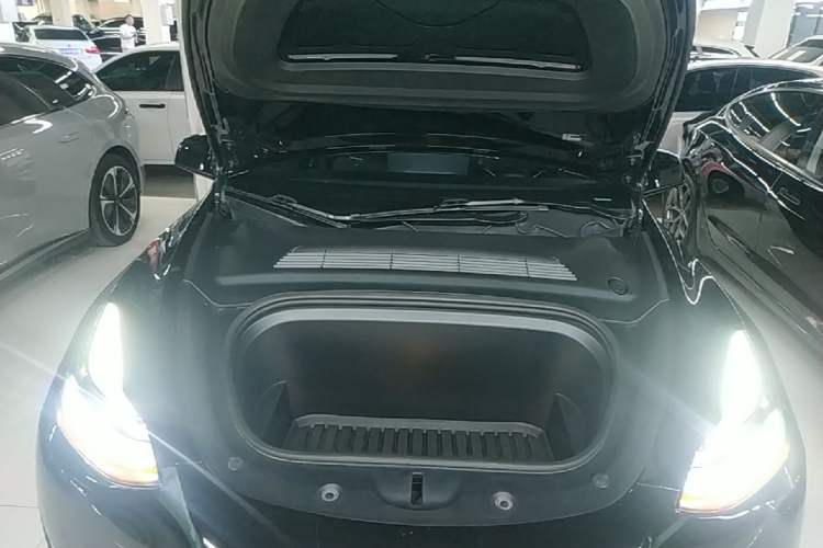 Used Tesla Model Y 2022 Revised Version Long-Range All-Wheel Drive Engine Bay
