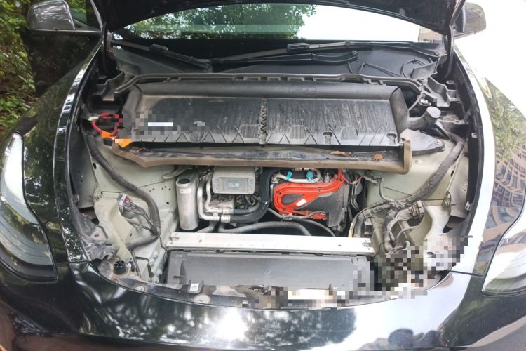 Used Tesla Model Y 2022 Revised Version Rear-Wheel Drive Engine Bay