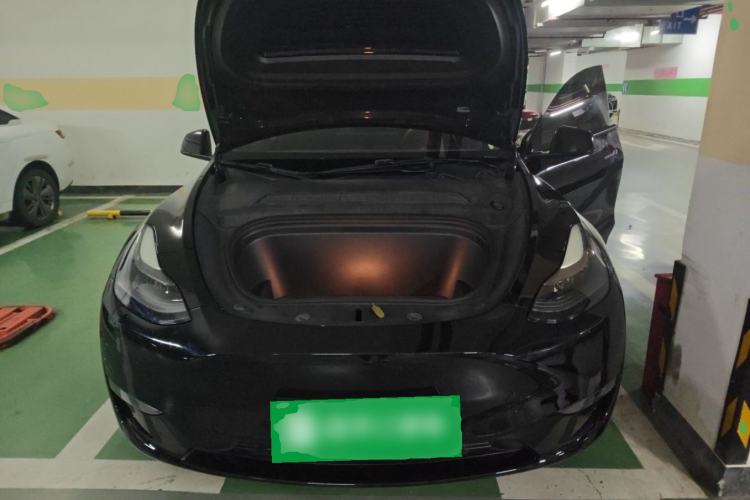 Used Tesla Model Y 2022 Long-Range All-Wheel-Drive Version Engine Bay