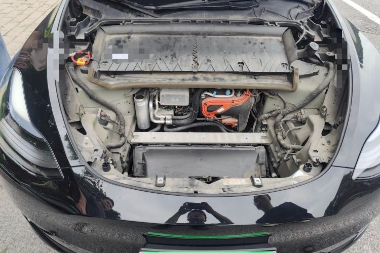 Used Tesla Model Y 2022 Revised Version Rear-Wheel Drive Engine Bay