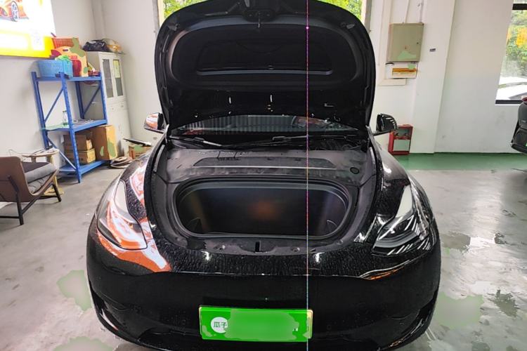 Used Tesla Model Y 2022 Revised Version Rear-Wheel Drive Engine Bay