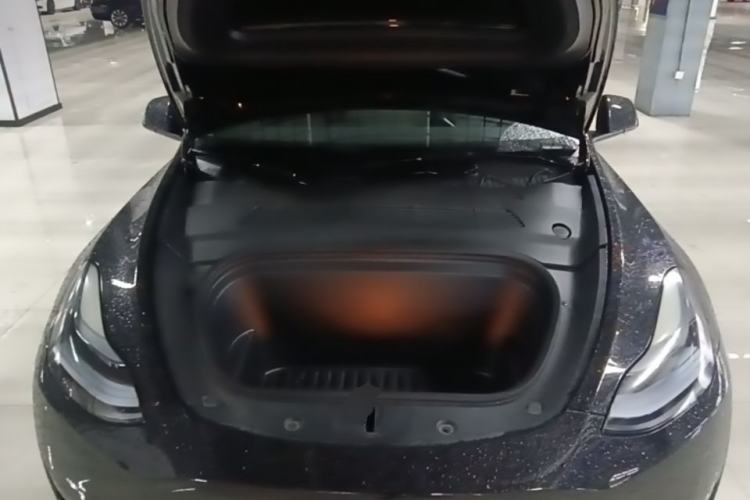Used Tesla Model Y 2022 Revised Version Rear-Wheel Drive Engine Bay