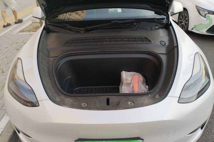 Used Tesla Model Y 2022 Revised Version Long-Range All-Wheel Drive Engine Bay