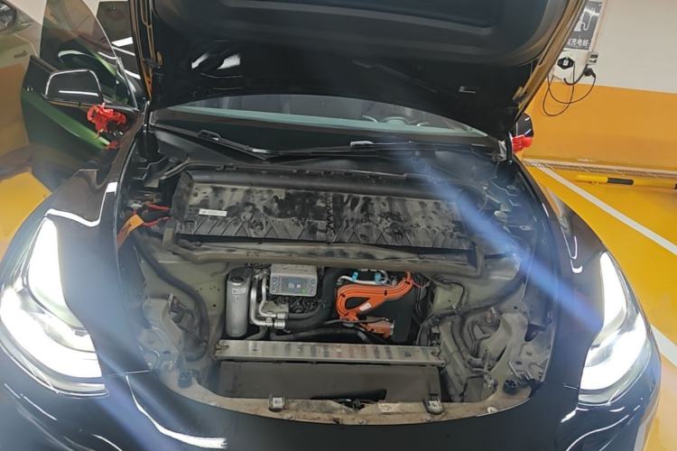Used Tesla Model Y 2022 Revised Version Rear-Wheel Drive Engine Bay