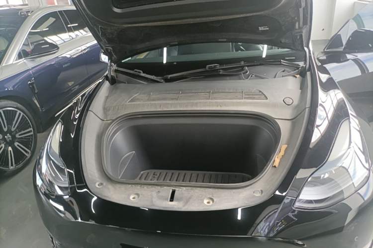 Used Tesla Model Y 2022 Revised Version Long-Range All-Wheel Drive Engine Bay