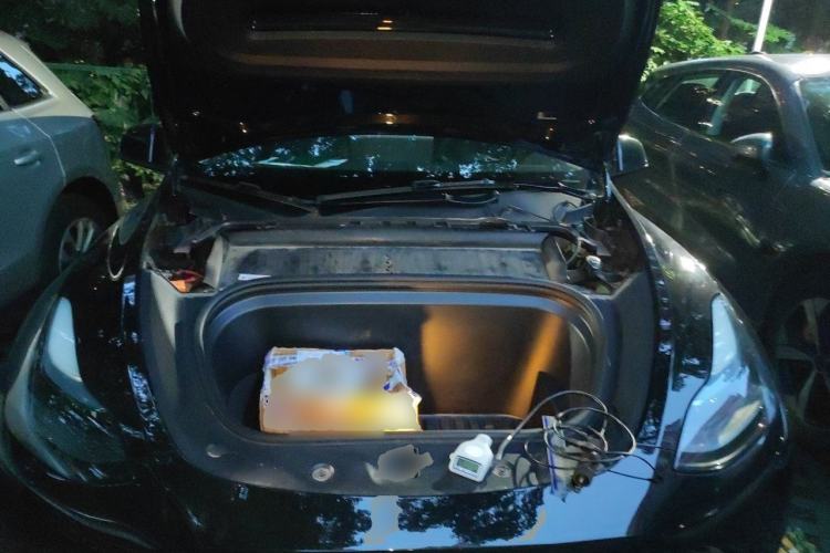 Used Tesla Model Y 2022 Rear-Wheel-Drive Version Engine Bay