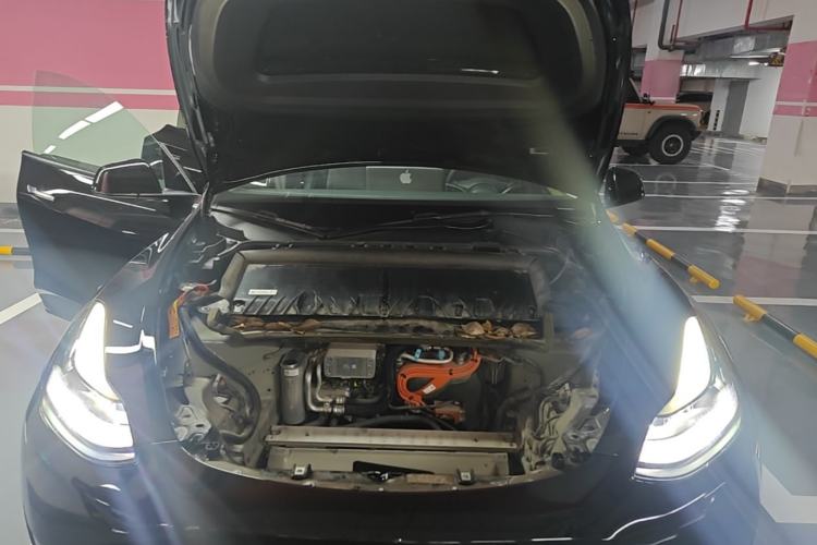 Used Tesla Model Y 2022 Revised Version Rear-Wheel Drive Engine Bay