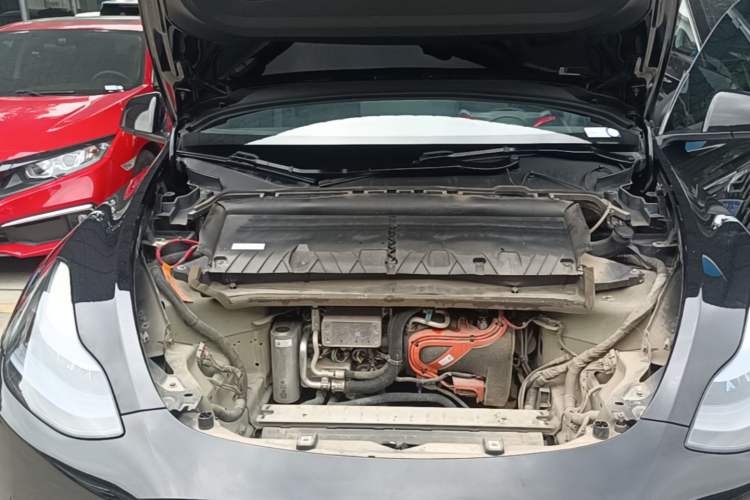Used Tesla Model Y 2022 Revised Version Rear-Wheel Drive Engine Bay