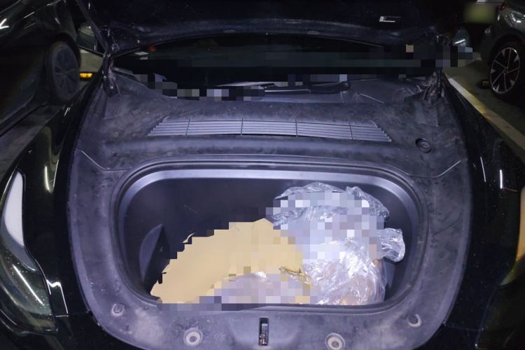 Used Tesla Model Y 2022 Revised Version Rear-Wheel Drive Engine Bay