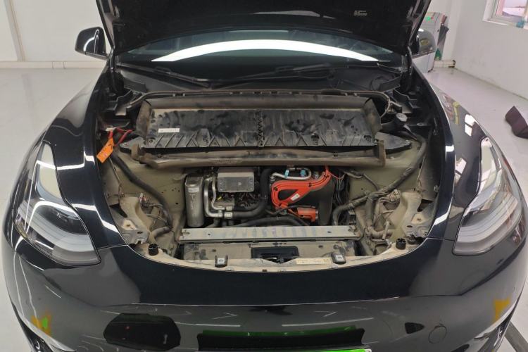 Used Tesla Model Y 2022 Revised Version Long-Range All-Wheel Drive Engine Bay