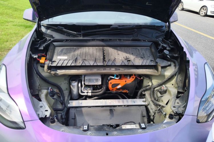 Used Tesla Model Y 2022 Revised Version Rear-Wheel Drive Engine Bay