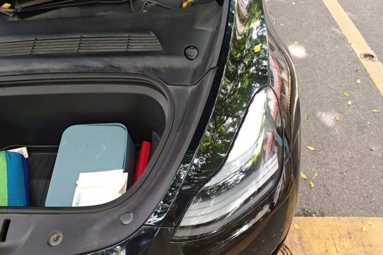 Used Tesla Model Y 2022 Rear-Wheel-Drive Version Engine Bay Left