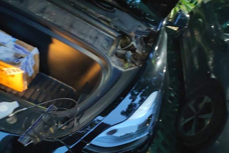 Used Tesla Model Y 2022 Rear-Wheel-Drive Version Engine Bay Left