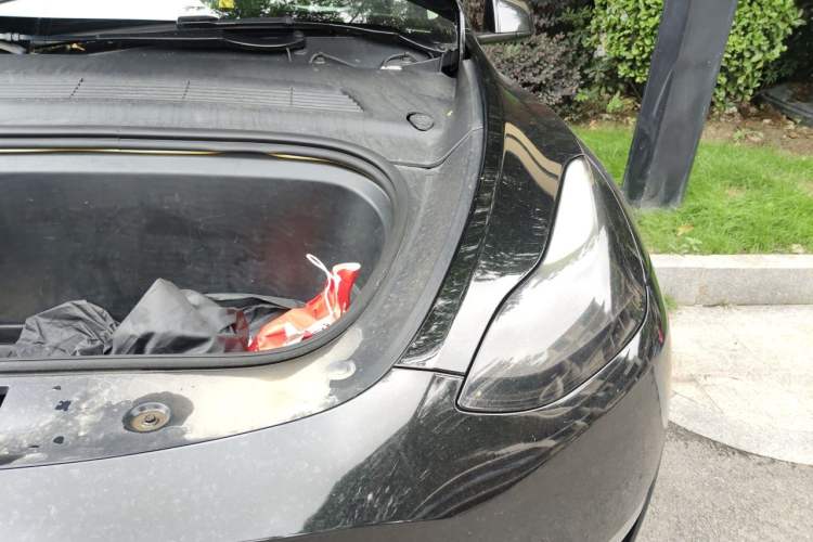 Used Tesla Model Y 2022 Long-Range All-Wheel-Drive Version Engine Bay Left
