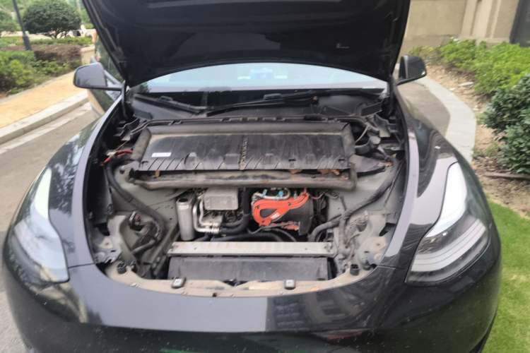 Used Tesla Model Y 2022 Rear-Wheel-Drive Version Engine Bay Left