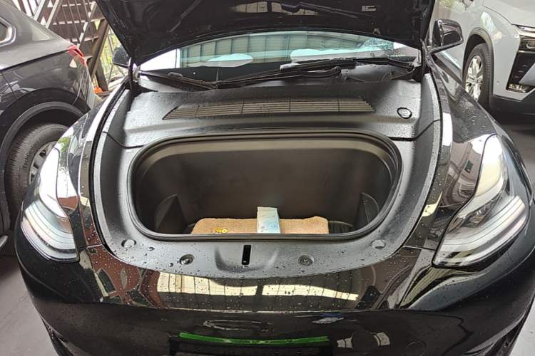 Used Tesla Model Y 2022 Long-Range All-Wheel-Drive Version Engine Bay