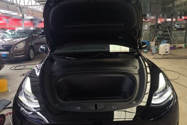 Used Tesla Model Y 2022 Revised Version Long-Range All-Wheel Drive Engine Bay