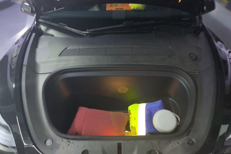 Used Tesla Model Y 2022 Revised Version Rear-Wheel Drive Engine Bay