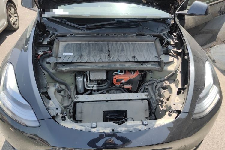 Used Tesla Model Y 2022 Revised Version Long-Range All-Wheel Drive Engine Bay