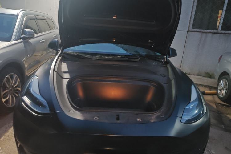 Used Tesla Model Y 2022 Revised Version Rear-Wheel Drive Engine Bay