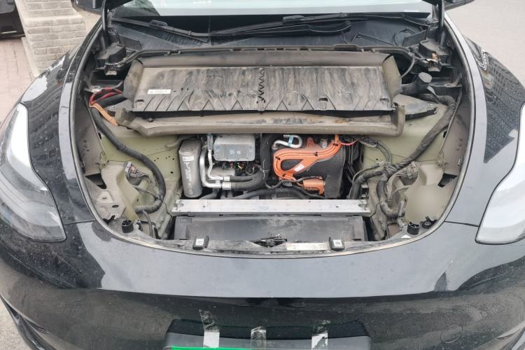 Used Tesla Model Y 2022 Revised Version Long-Range All-Wheel Drive Engine Bay