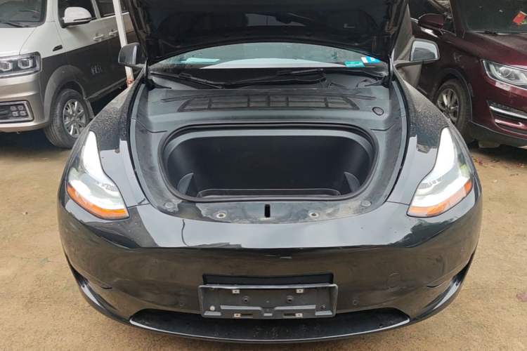 Used Tesla Model Y 2022 Revised Version Rear-Wheel Drive Engine Bay