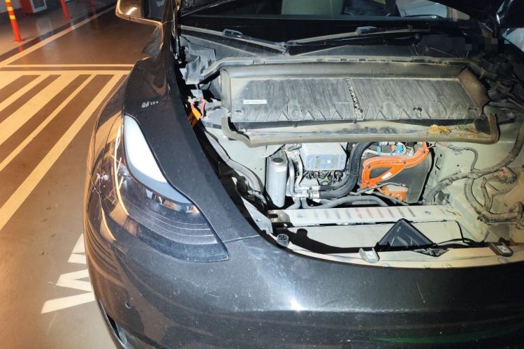 Used Tesla Model Y 2022 Revised Version Rear-Wheel Drive Engine Bay Right