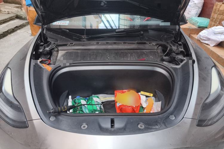 Used Tesla Model Y 2022 Long-Range All-Wheel-Drive Version Engine Bay