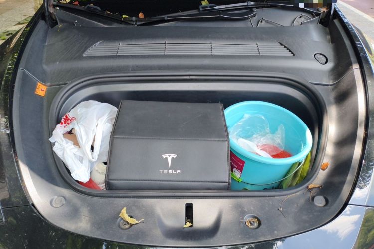 Used Tesla Model Y 2022 Long-Range All-Wheel-Drive Version Engine Bay