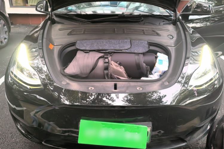 Used Tesla Model Y 2022 Revised Version Long-Range All-Wheel Drive Engine Bay