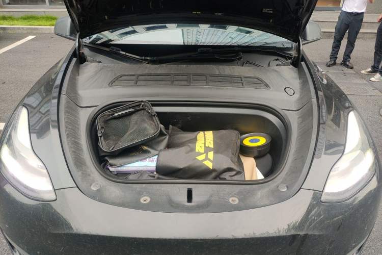 Used Tesla Model Y 2022 Long-Range All-Wheel-Drive Version Engine Bay