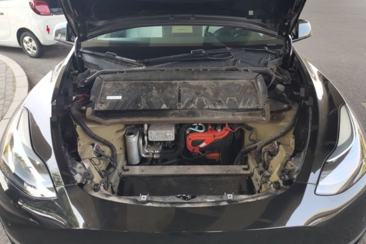 Used Tesla Model Y 2022 Revised Version Long-Range All-Wheel Drive Engine Bay
