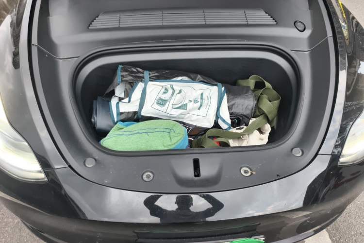 Used Tesla Model Y 2022 Revised Version Rear-Wheel Drive Engine Bay