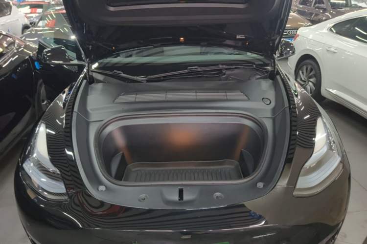 Used Tesla Model Y 2022 Revised Version Long-Range All-Wheel Drive Engine Bay