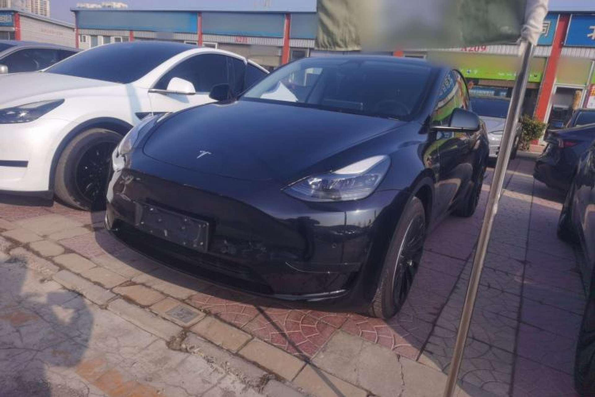 Used Tesla Model Y 2022 Revised Version Rear-Wheel Drive Front Left 45 Deg