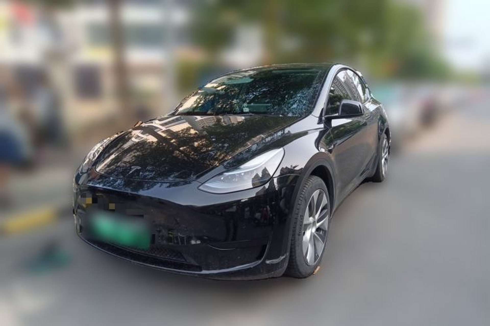 Used Tesla Model Y 2022 Revised Version Rear-Wheel Drive Front Left 45 Deg