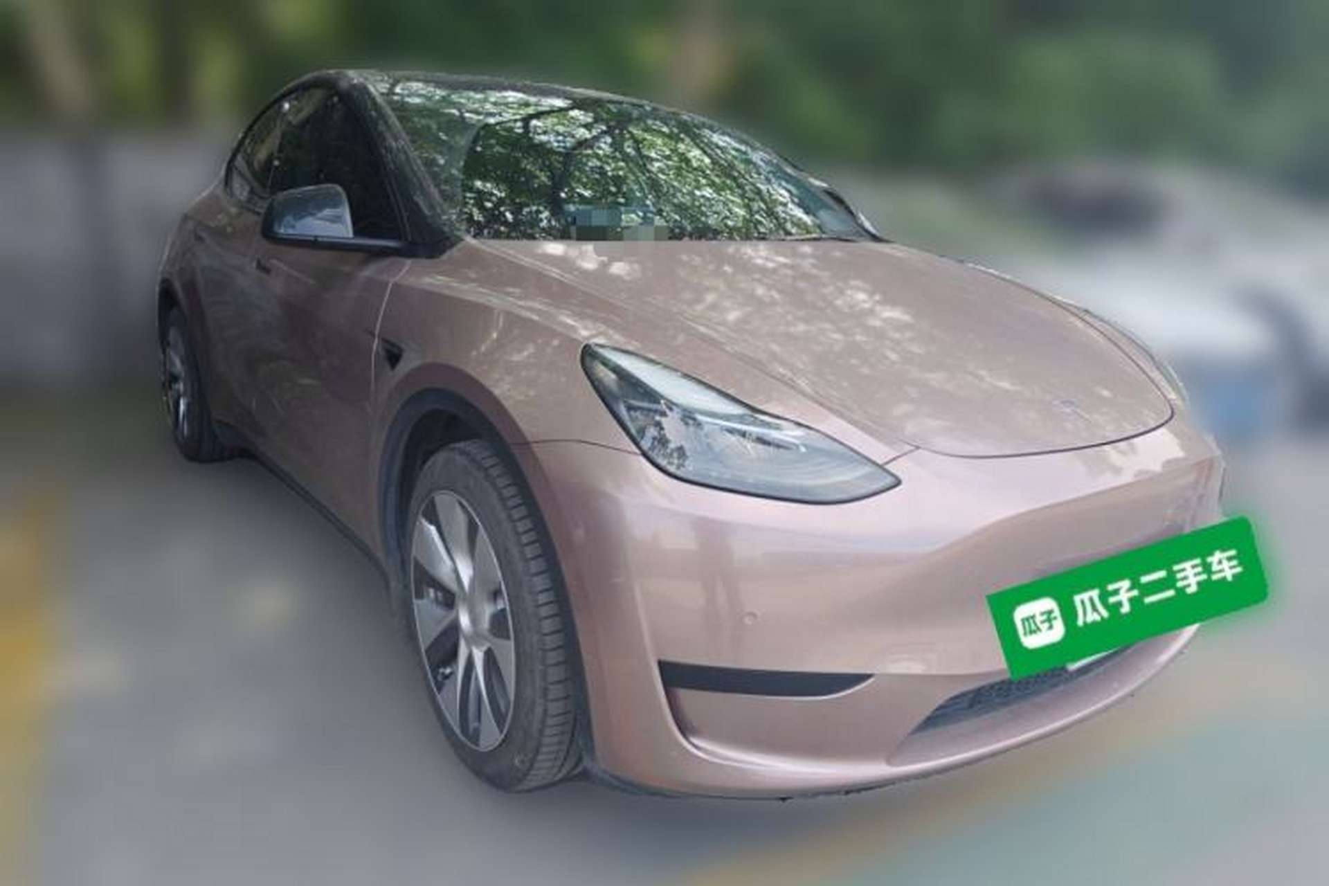 Used Tesla Model Y 2022 Rear-Wheel-Drive Version Front Right 45 Deg