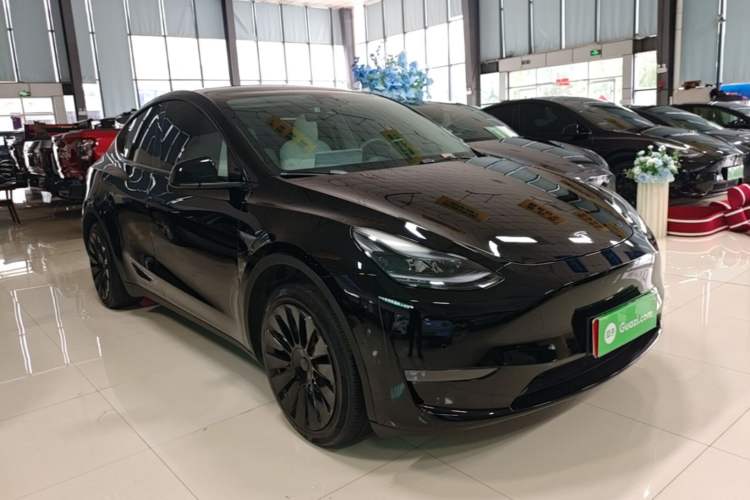 Used Tesla Model Y 2022 Revised Version Long-Range All-Wheel Drive Front Right 45 Deg