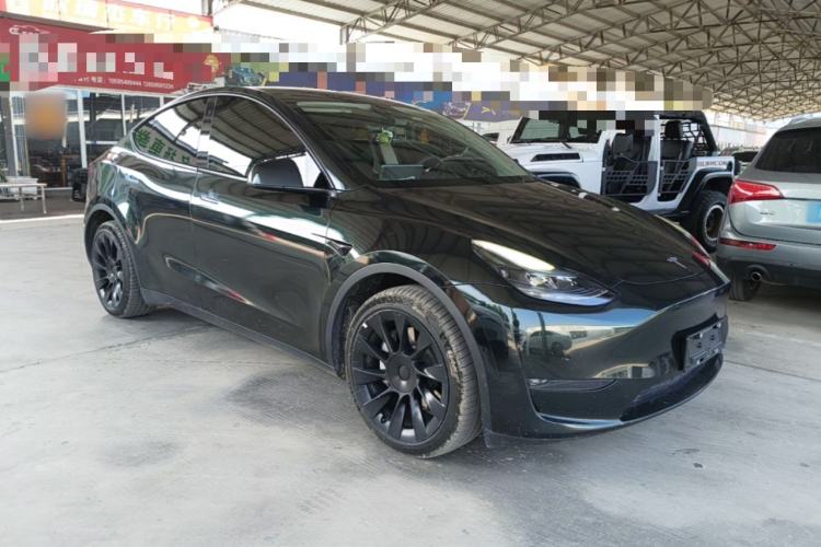Used Tesla Model Y 2022 Revised Version Long-Range All-Wheel Drive Front Right 45 Deg