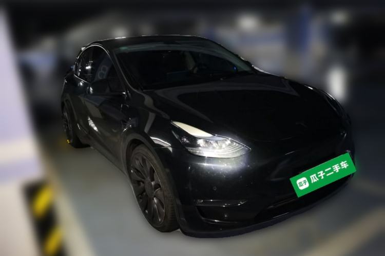 Used Tesla Model Y 2022 Performance High-Performance All-Wheel-Drive Version Front Right 45 Deg