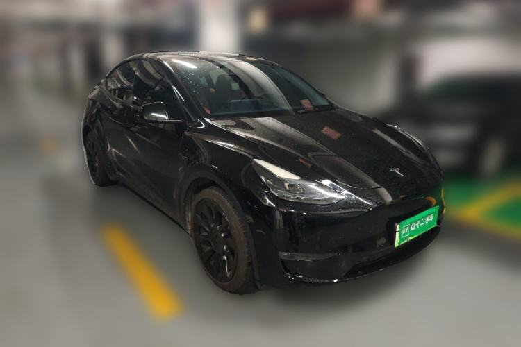 Used Tesla Model Y 2022 Revised Version Long-Range All-Wheel Drive Front Right 45 Deg
