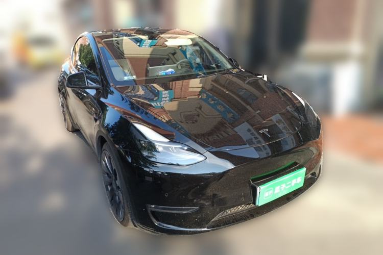 Used Tesla Model Y 2022 Performance High-Performance All-Wheel-Drive Version Front Right 45 Deg