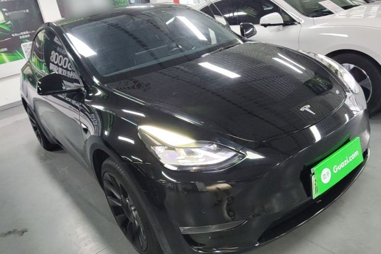Used Tesla Model Y 2022 Revised Version Long-Range All-Wheel Drive Front Right 45 Deg