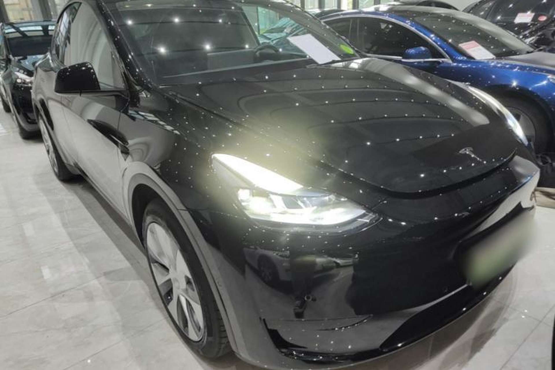 Used Tesla Model Y 2022 Revised Version Rear-Wheel Drive Front Right 45 Deg