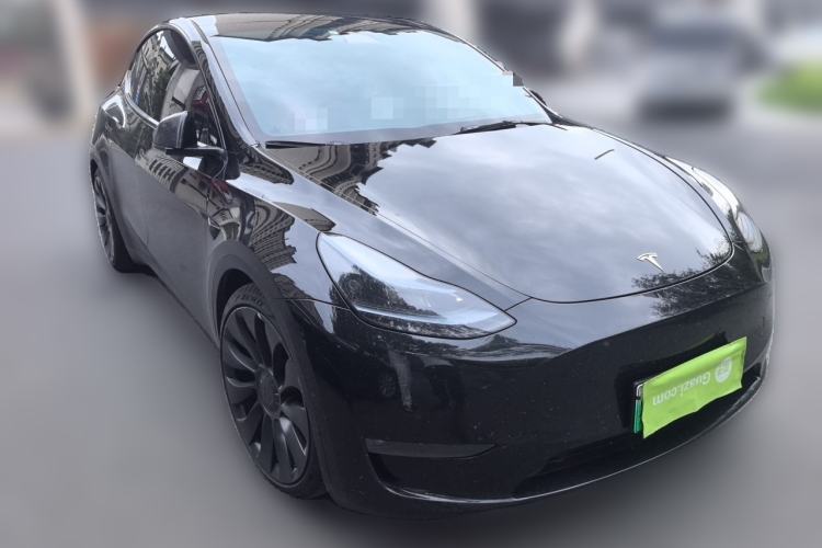 Used Tesla Model Y 2022 Performance High-Performance All-Wheel-Drive Version Front Right 45 Deg