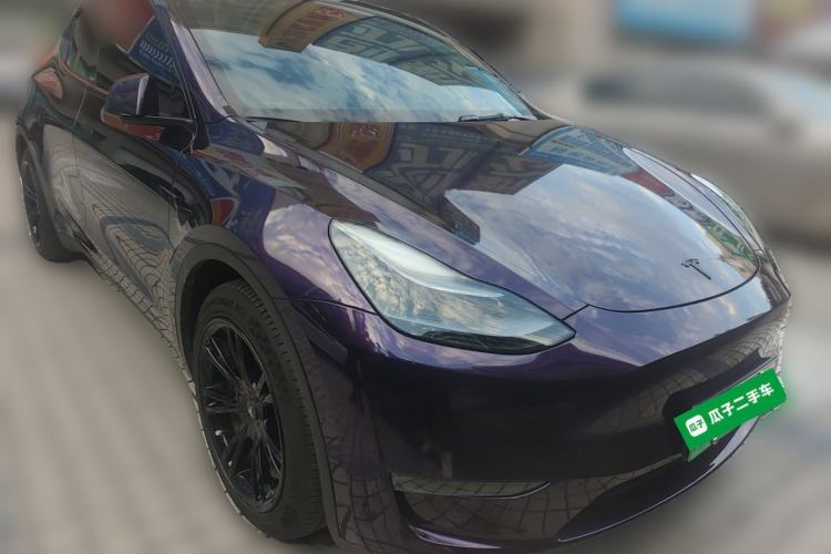 Used Tesla Model Y 2022 Revised Version Long-Range All-Wheel Drive Front Right 45 Deg