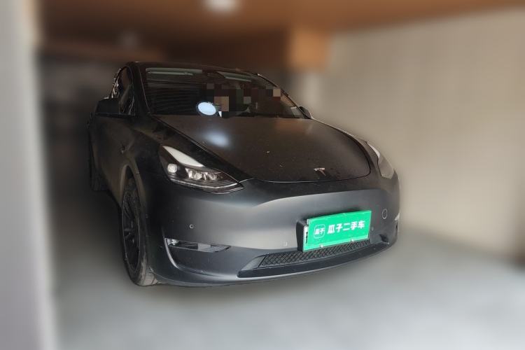 Used Tesla Model Y 2022 Revised Version Long-Range All-Wheel Drive Front Right 45 Deg